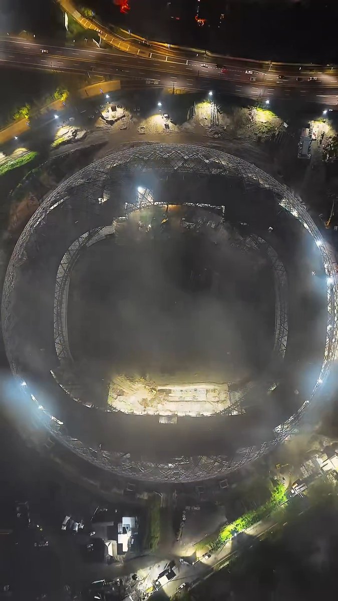 El nuevo Estadio Nacional de El Salvador será el más grande y moderno de Centroamérica 🇸🇻 Avance: 75%.
