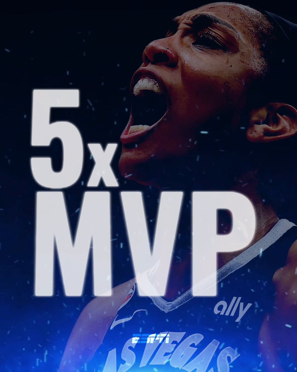 A'ja Wilson: FIVE-TIME WNBA MVP 🐐✅