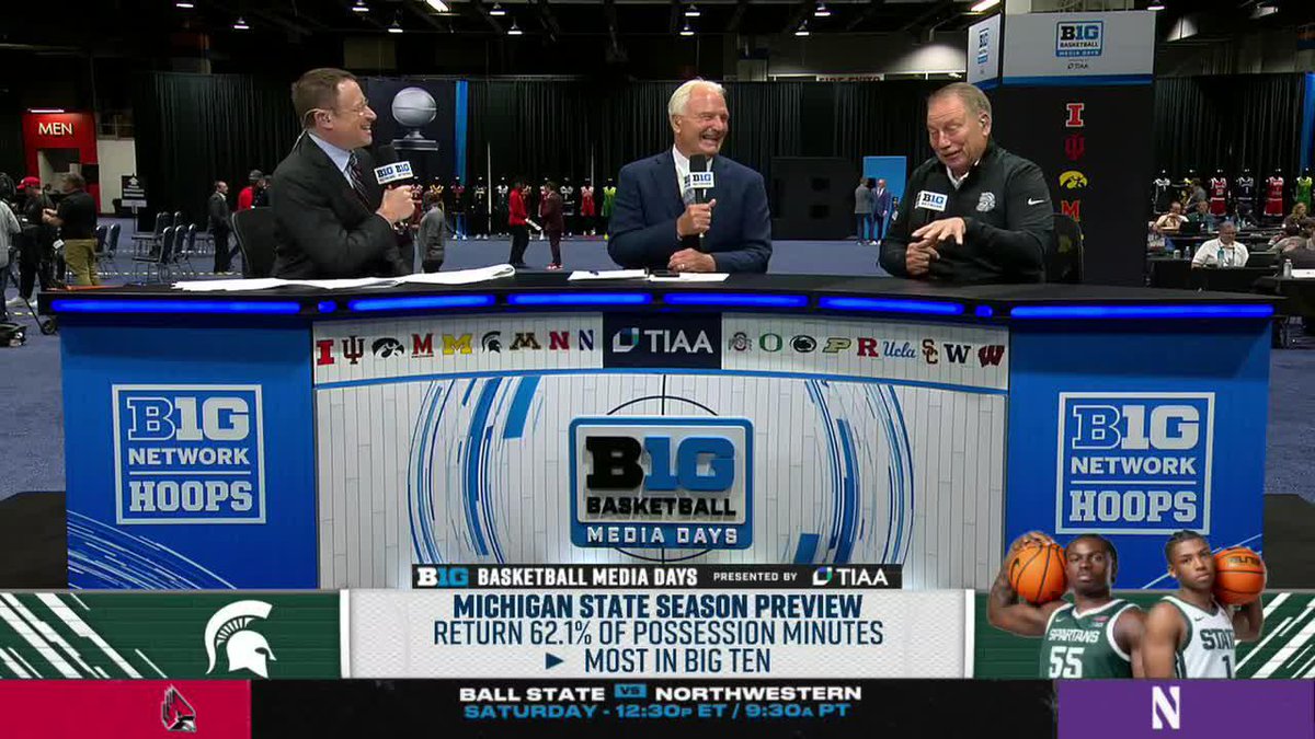 “When I had Jason Richardson and Shannon Brown, those guys were phenomenal athletes. But this kid is a better athlete.” Tom Izzo on the athleticism of Coen Carr at Michigan State Men's Basketball 👀