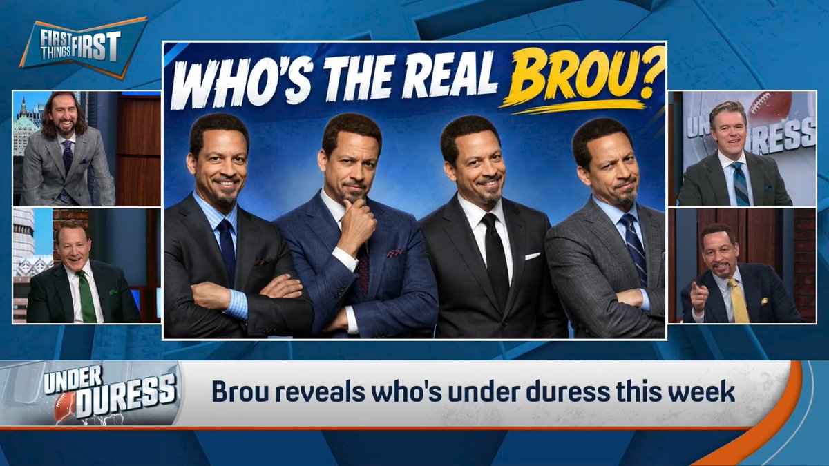 Who’s the real Brou? 🤣😭 nick wright | Wildes | Chris Broussard | Coach Mangini