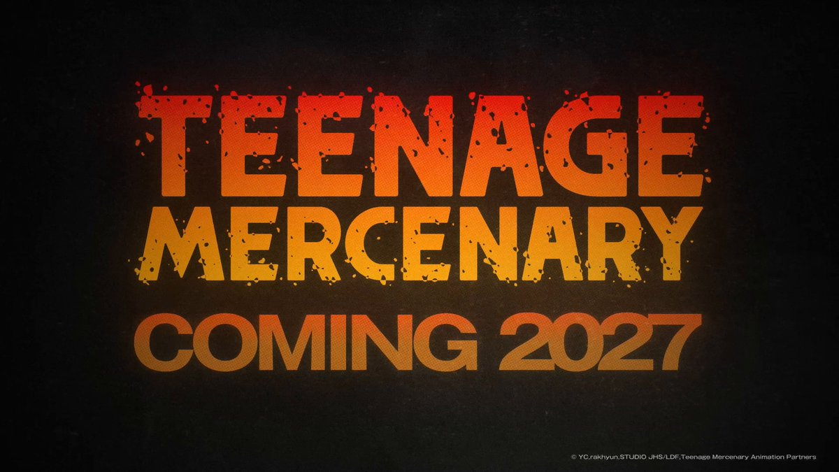 Ten years as a child mercenary. One year of high school left 🔥 Teenage Mercenary premieres on Crunchyroll in 2027 #NYCC