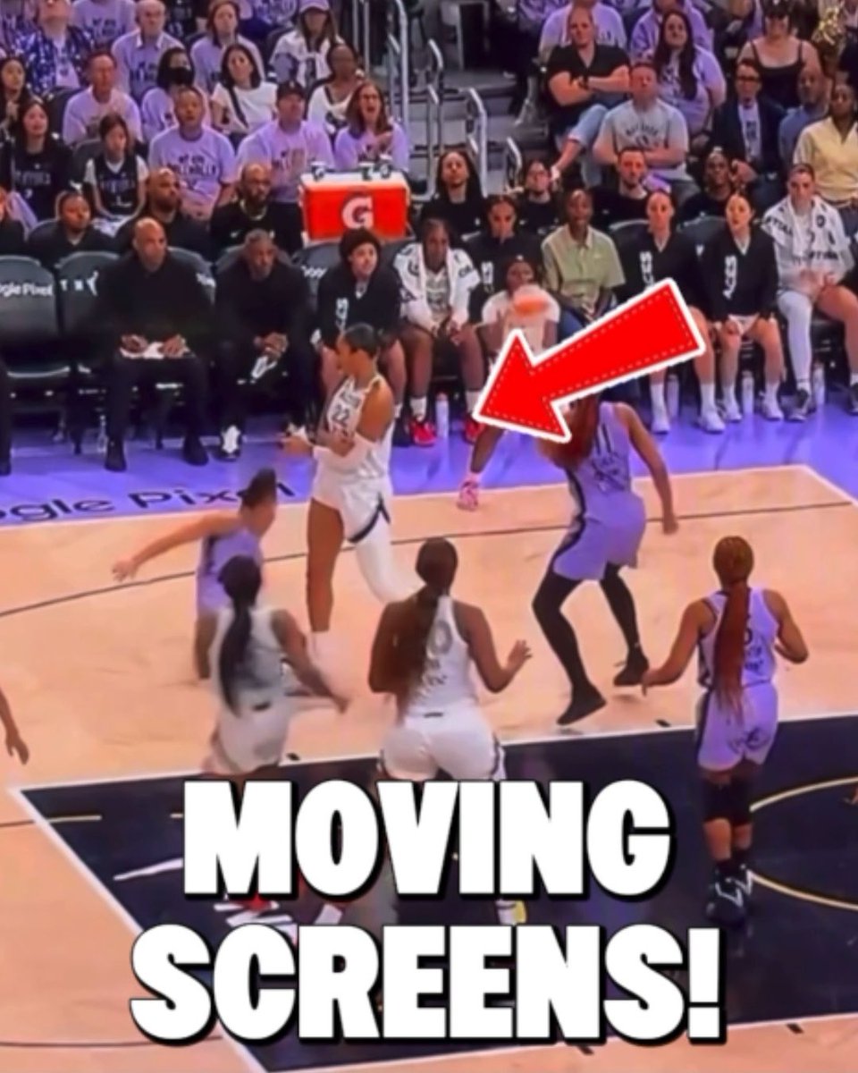Aja WILSON sets MOVING SCREENS ENTIRE GAME 2 #caitlinclark #wnba #shorts