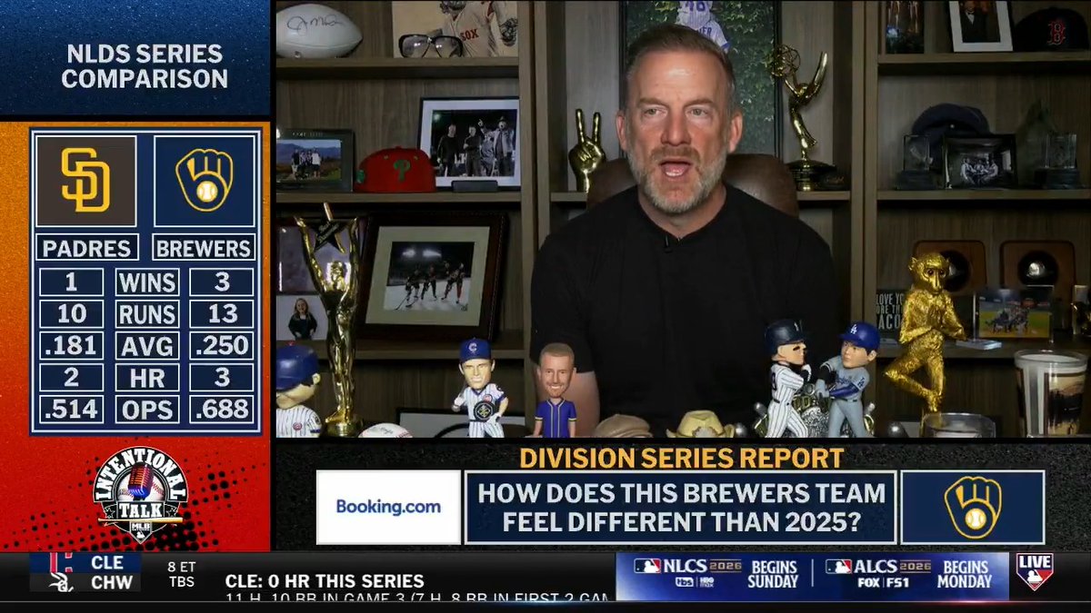 The Brewers will face the Dodgers again in the NLCS after being swept last season. How is this year's squad different from 2025? Siera Santos | Kevin Millar | RyanDempster