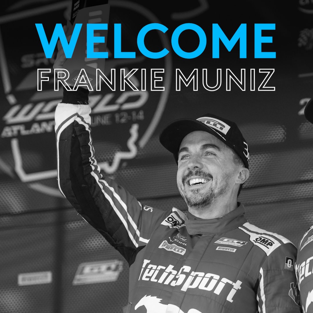 Welcome to the team, Frankie Muniz. We’re proud to partner with a racer as dedicated to perfection as we are. See you on the track 🫡