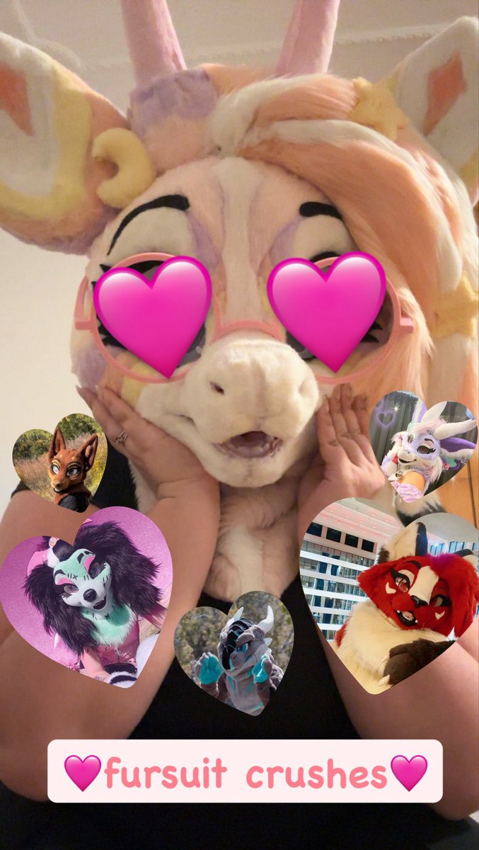 Who is ur fursuit crushes tell me in the comments ๐ฉท๐ฅบ Stickers made by แฏโ
Chi! โข GLITTERKAT!! โฆ Fursuiters featuring : @spookieghoulie , Marcie , @/captain.scales , @/pixie_the_cabbit , @oops_cry_creations