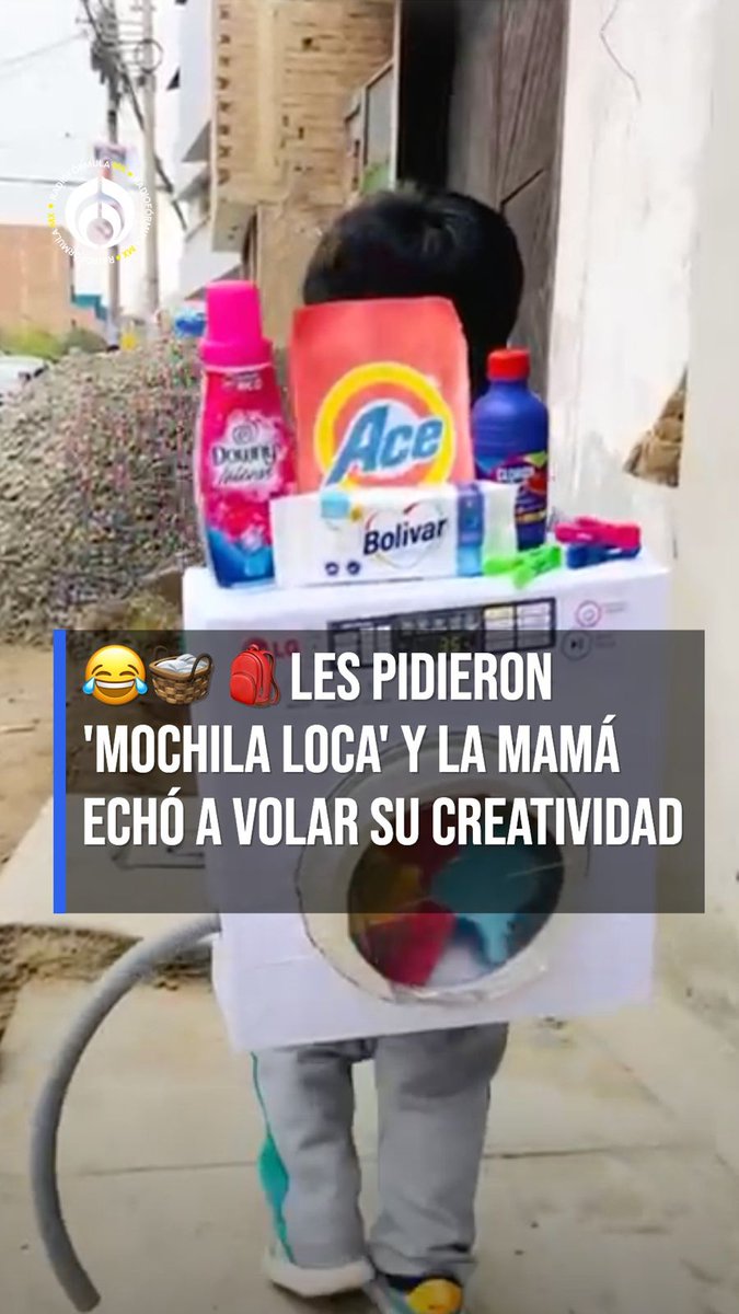 😂🧺 ¡Creatividad nivel mamá! Esta mochila sí llegó con toda la carga a la escuela. #RFmx #Imperdible