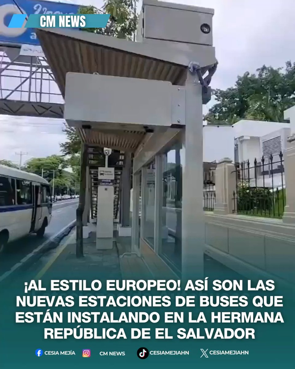 ➪🚐👌🚉 Con tecnología de punta, promoviendo el orden y actualizándose a las grandes ciudades del mundo, así son las nuevas estaciones de buses que están instalando en la hermana República de El Salvador con el fin de promover la seguridad de sus habitantes y mantener un país ordenado y limpio. #honduras #cmnews #lifestyle #noticias Video cortesía