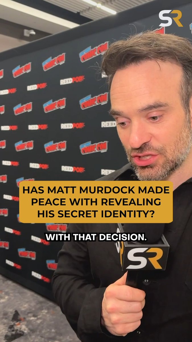 At #NYCC, #CharlieCox discusses #MattMurdock's headspace going into #DaredevilBornAgain's third and final season after his game-changing reveal in the season 2 finale! 💥 #Daredevil