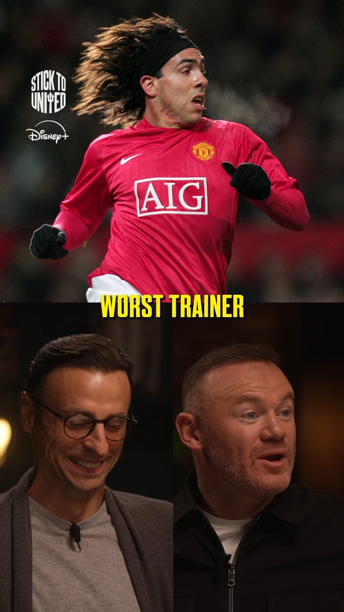 “The worst trainer I’ve ever seen in my life!” 😭 Wayne and Berbatov don’t hold back on Carlos Tevez.