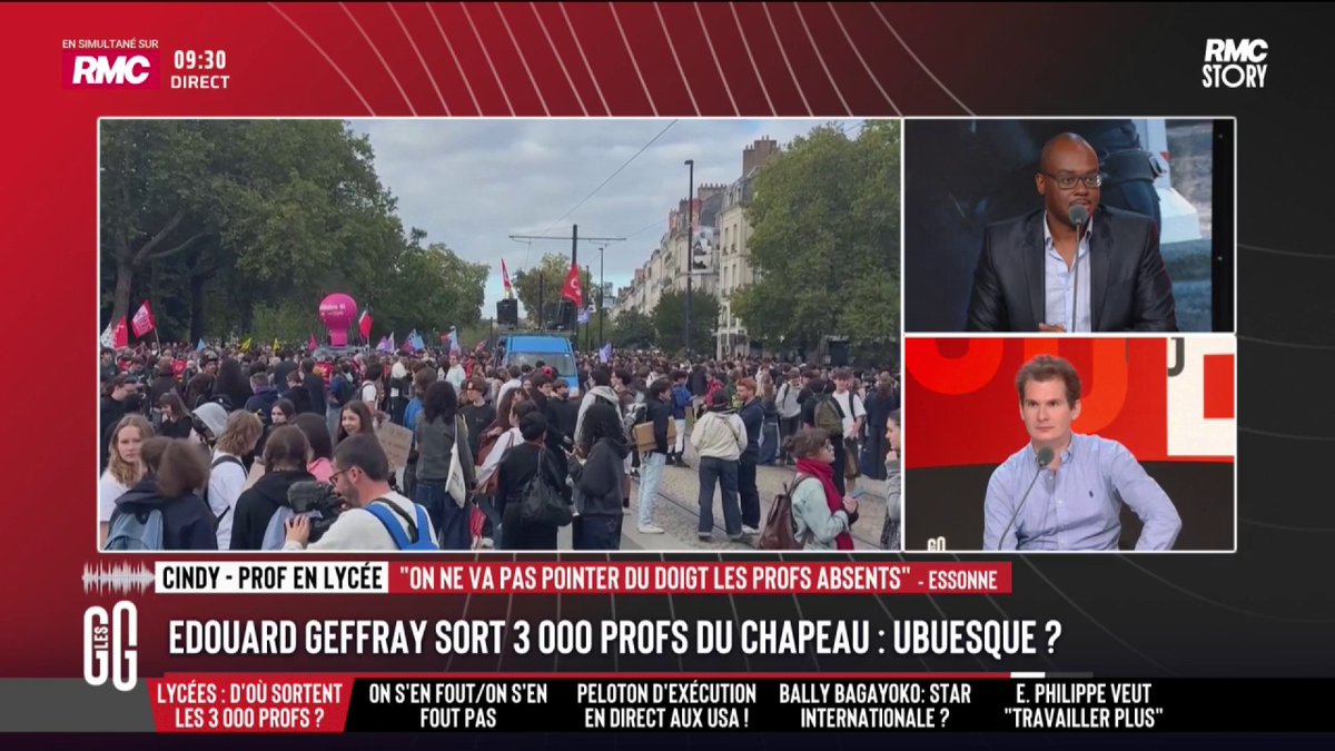 📞 Cindy, prof : "Dans l'enseignement, il y a un vrai problème de santé mentale. On fait 18h de cours et 40h chez nous. J'étais absente 3 semaines l'année dernière. On n'est pas des robots. Faut bien qu'on s'arrête." #GGRMC