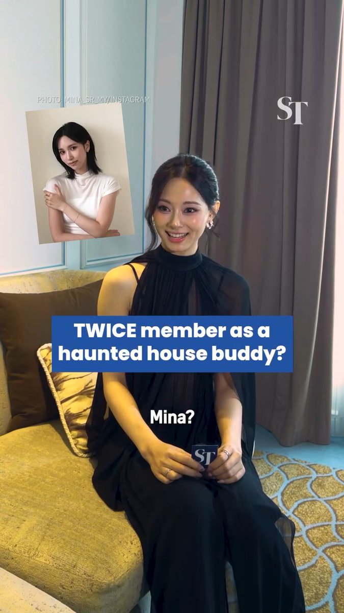 TZUYU talking about choosing MINA as her haunted house buddy 😭