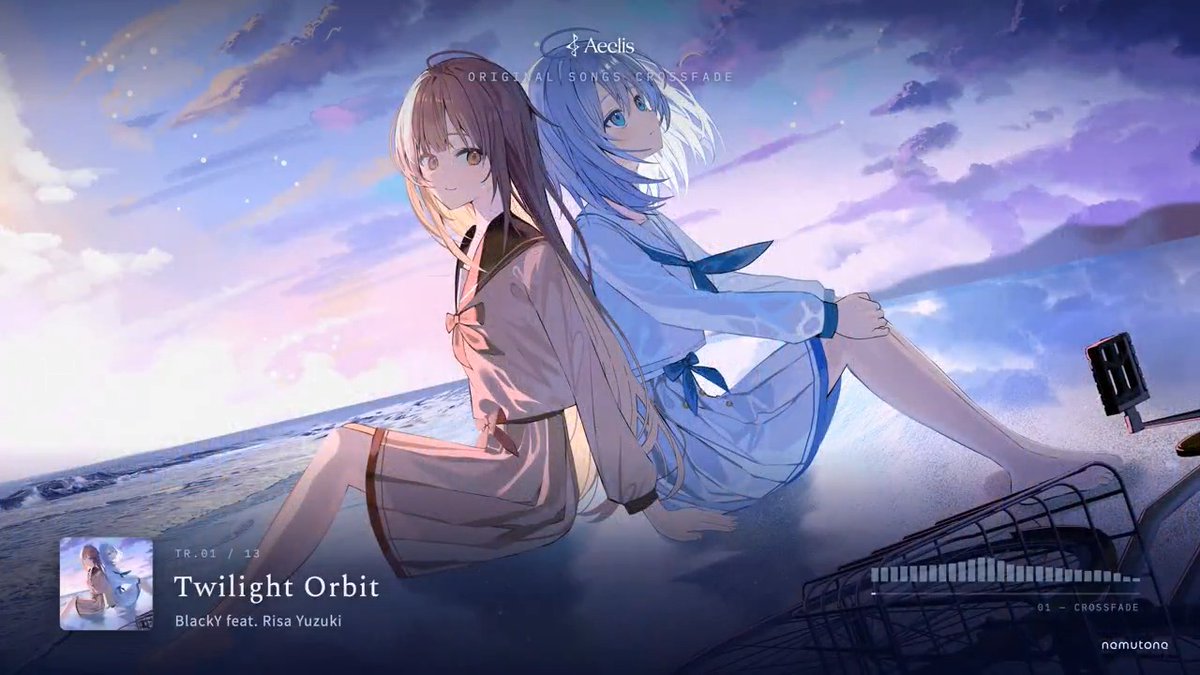 『Aeclis』オリジナル楽曲のクロスフェード動画を公開しました! 全曲をまとめて試聴できます。 #Aeclis