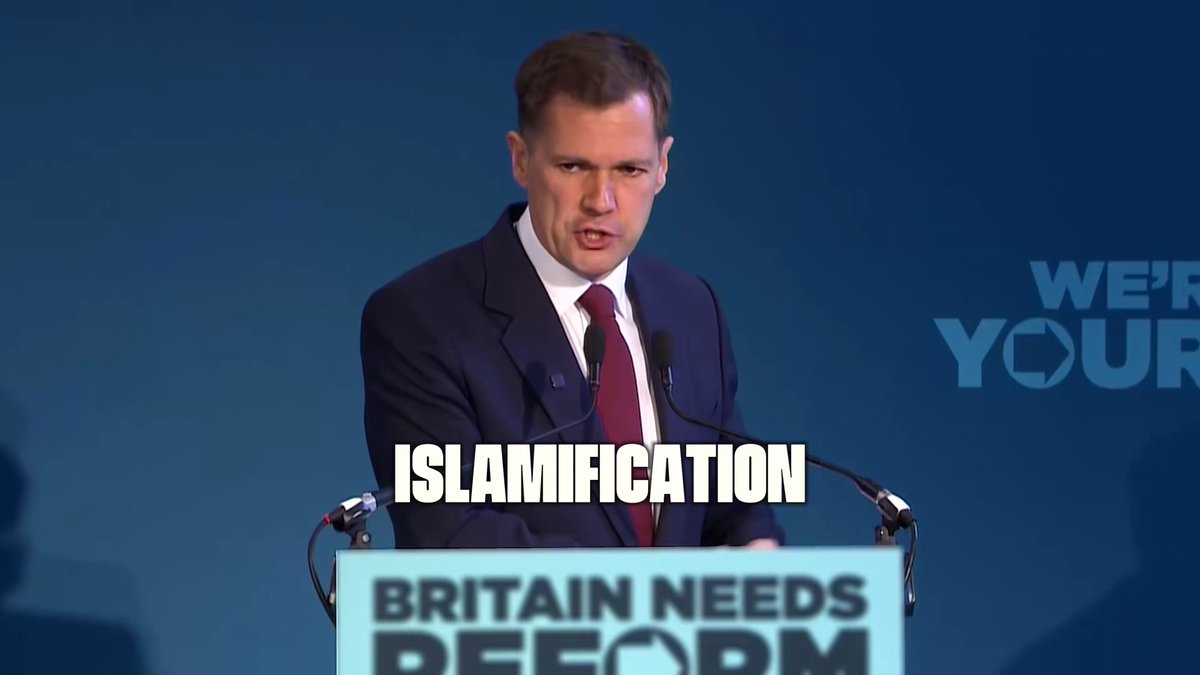 Reform UK will end the Islamification of Britain. ๐ฌ๐ง