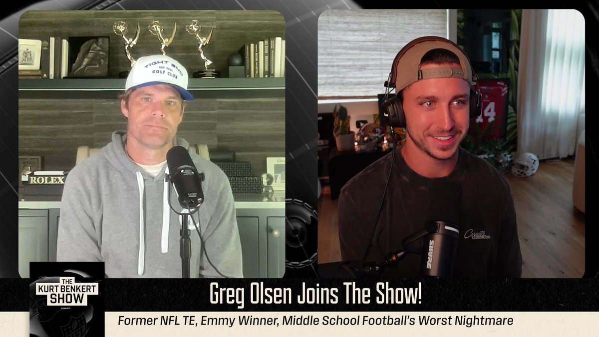 Greg Olsen assembled the BEST Middle School Coaching Staff EVER 🤣