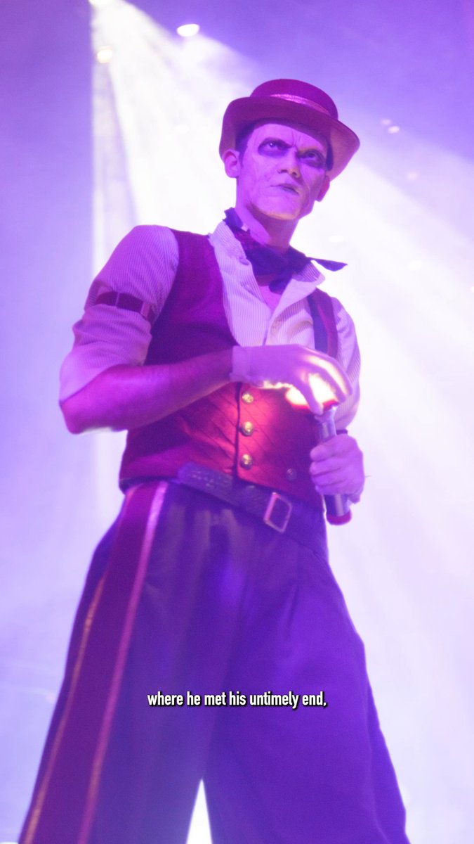 respect the movie theater or else listen to The Usher's story and keep quiet when u encounter him at HHN35