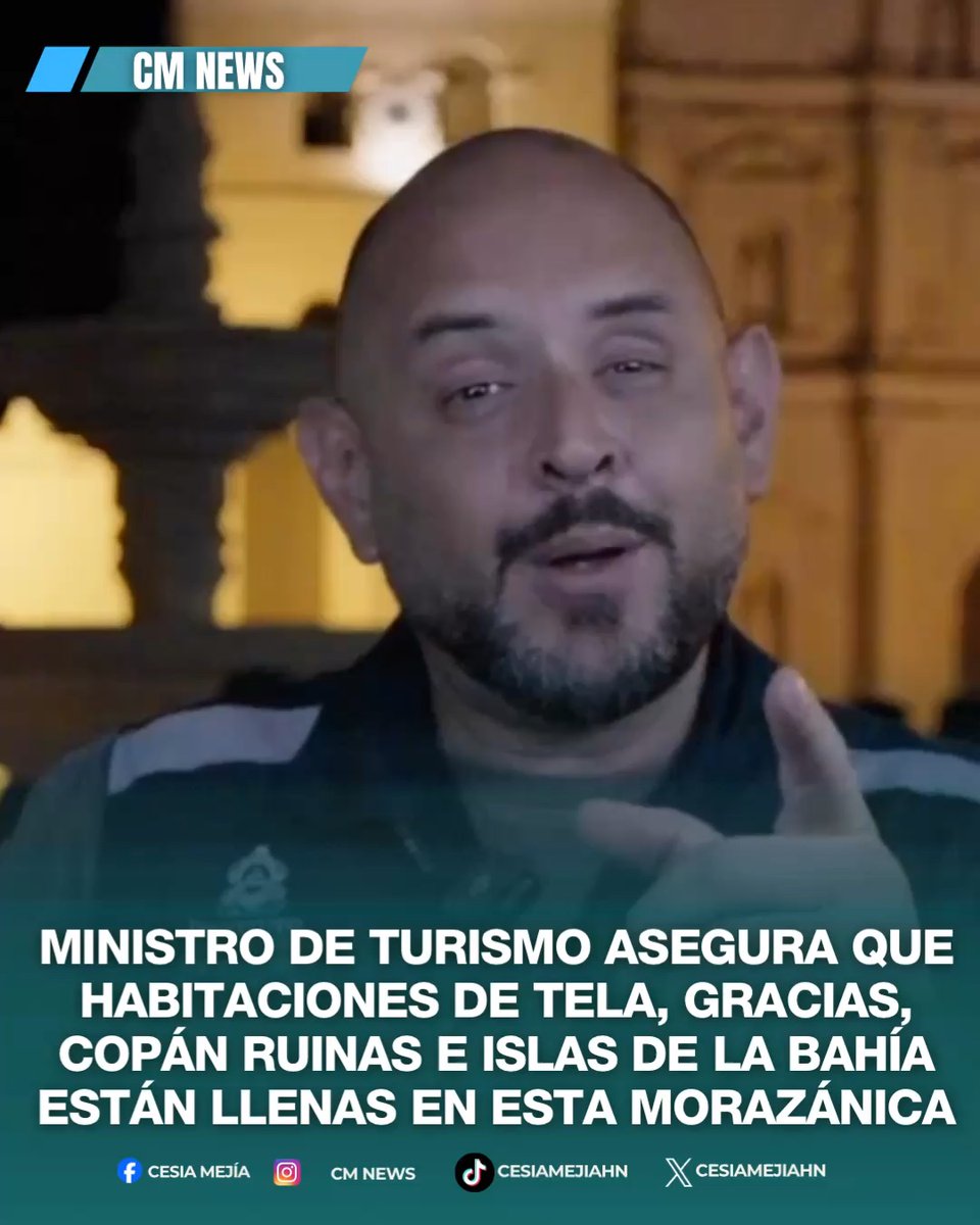 ➪El ministro de Turismo, Andrés Ehrler, asegura que las habitaciones de los hoteles de Tela, Gracias, La Esperanza, de la zona insular, Copán Ruinas, Santa Rosa de Copán, y asevera que esto se debe a que los hondureños han decidido hacer turismo interno. El funcionario detalló que al menos 250 mil personas se han movilizado en estos días, que los días más fluidos son el jueves y viernes. #honduras #cmnews #lifestyle #noticias