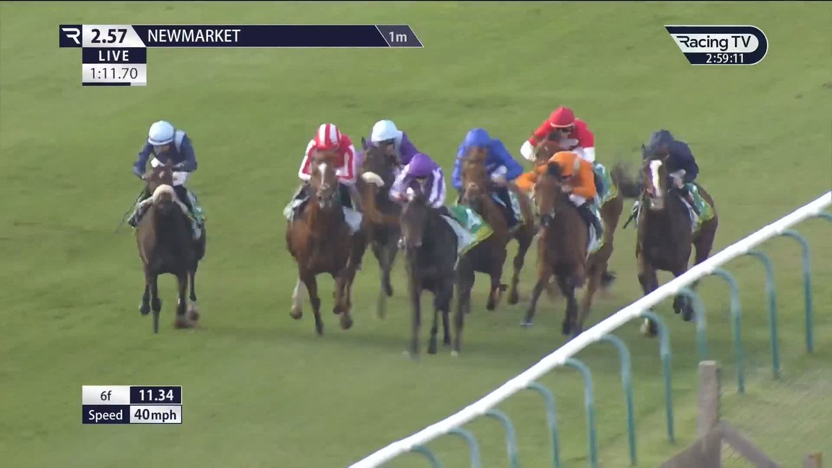 TOO GOOD 💫 𝐌𝐮𝐬𝐢𝐜𝐚𝐥 𝐓𝐢𝐦𝐞𝐬 overcomes trouble in running to land the G1 bet365 Fillies' Mile in fine style. Godolphin | William Buick | World Pool