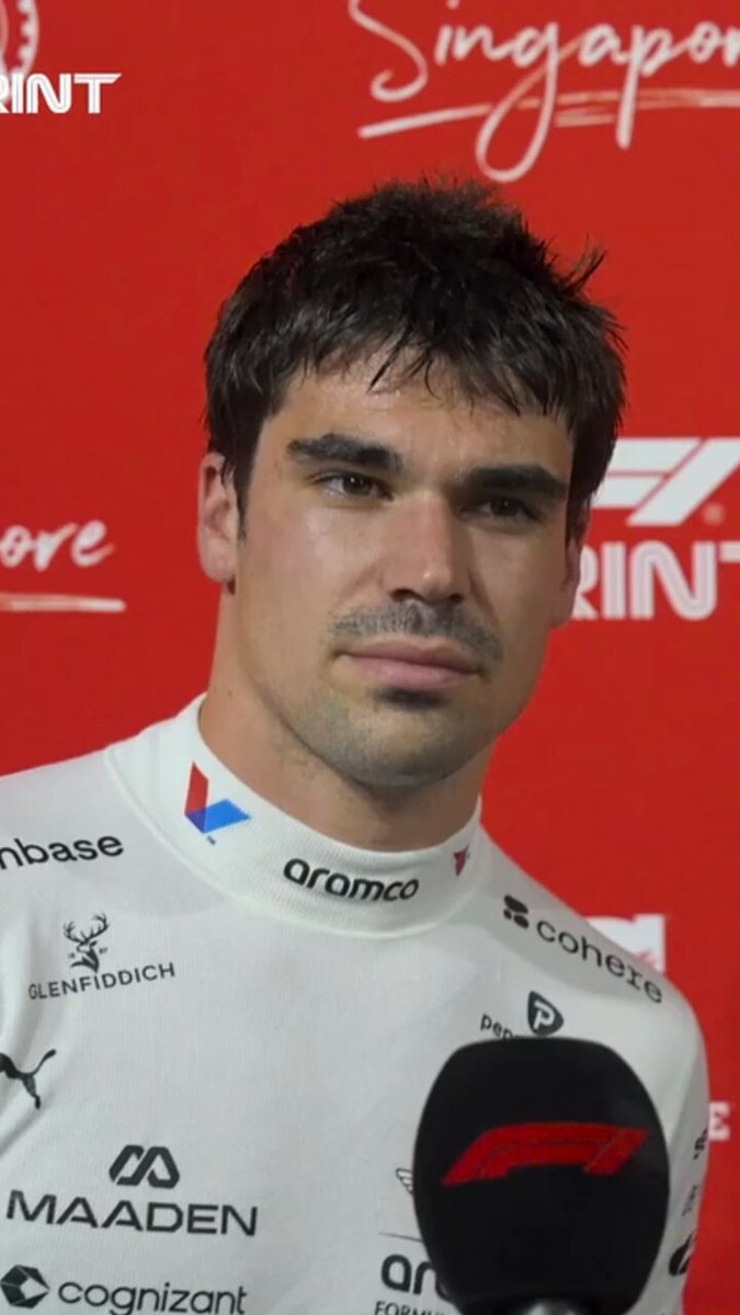 😭 ESTOY LLORANDO CON STROLL OK, OK y a seguir #F1 #SingaporeGP 🇸🇬