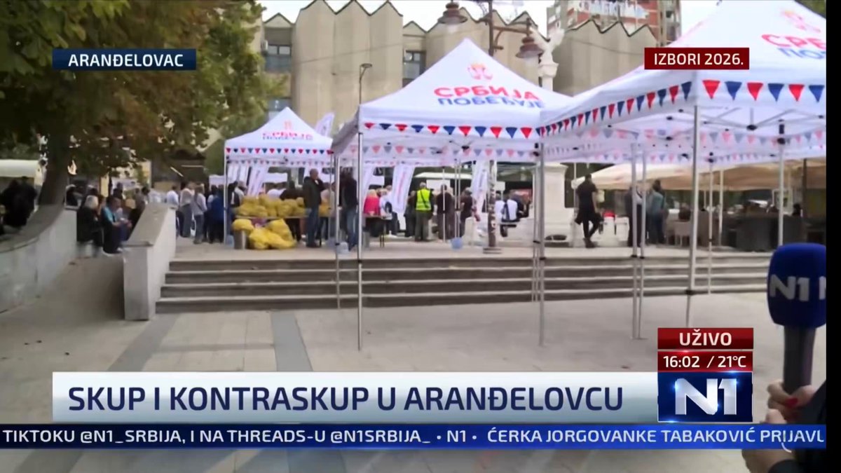 Ko su ljudi koji cuvaju gradonačelnika Arandjelovca ? I sto ih je ovoliko? I sto se kriju?