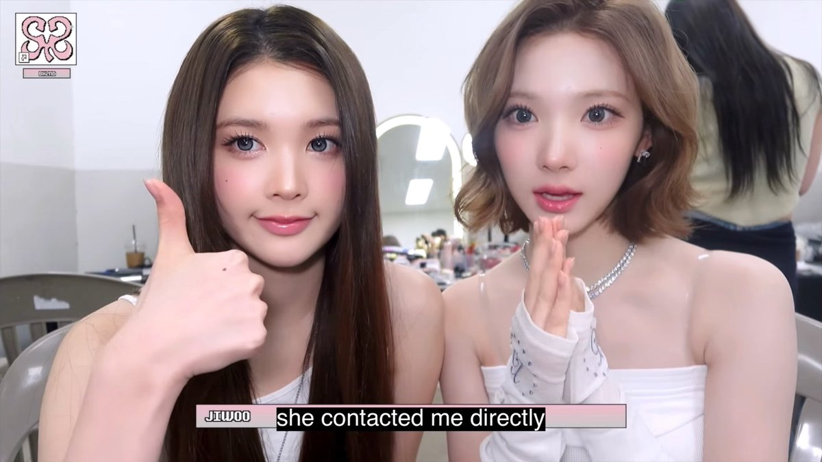 HEARTS2HEARTS 🍓JIWOO & 🌻A-NA SHARE THEIR STORIES ABOUT TWICE CONCERT this was before sana’s fridge interview aired, a-na shared how she saved the members contact names, but when it was jiwoo’s turn, she said it would be revealed on sana’s fridge interview. (the biggest T 😭 she saved her members contacts as “H2H *name*” 😂) 🍓: and the reason we were able to go to twice’s concert was because sana unnie invited us 🌻: she gave us the light sticks too 🍓: yeah, she contacted me directly and had prepared everything for all 8 of us… we were so touched 🌻: daebak~ i never knew i’d get to meet them in person like that 🍓: she’s so kind, she’s so beautiful, she’s an angel…. 🌻: they danced to ‘lemon tang’ for us when we went to say hello 🍓: right, nayeon sbn did 🍓: they’re so caring towards us, they were so warm and friendly whenever they reached out to us 🌻🍓: daebak!