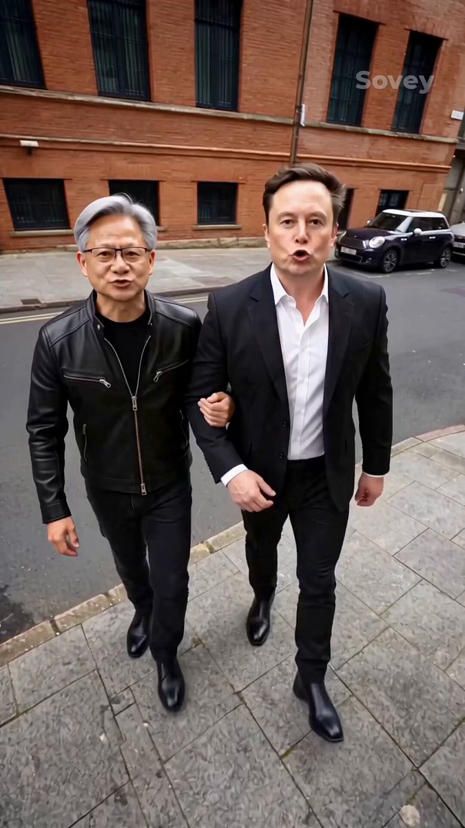 Rest easy. With Jensen and Elon in charge, the future of Super Intelligence couldn't be in better hands.