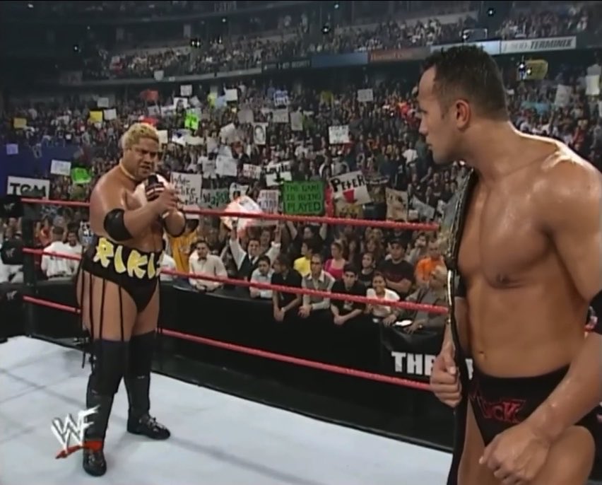 October 9, 2000: Rikishi confesses to running over Stone Cold, says he did it for The Rock