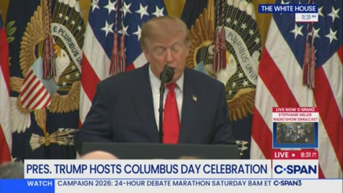 Trump: The reason I get all of the Italian vote is I resurrected Christopher Columbus