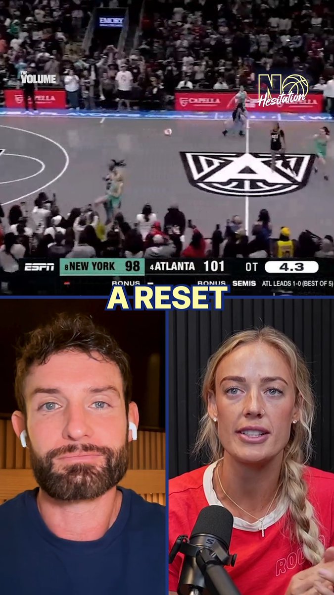 “That’s f*cked. Excuse my French, but that’s actually f*cked up.” -- Sophie and Drew react to the New York Liberty reset timeout controversy