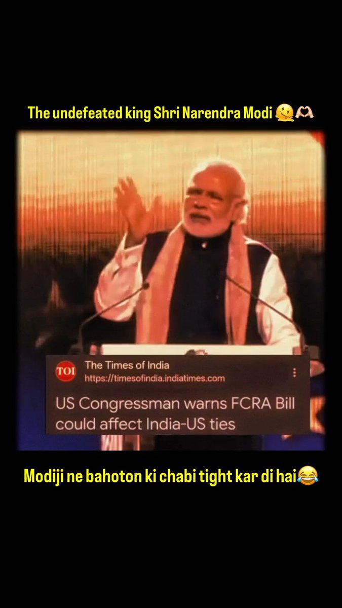 अगर मोदी के खिलाफ कोई आवाज़ आई है तो समझ लेना मोदी कहीं चाबी टाइट की हैं। 🔥 चाहे FCRA हो, Delimitation हो या फिर कॉकरोचों की बेचैनी हर तरफ़ एक ही चर्चा है! 😉 मोदी जी का एक्शन, विरोधियों में टेंशन! 🇮🇳 #Modi #NarendraModi #BJP #FCRA #Delimitation #Politics #IndianPolitics #NewIndia #NationFirst #Bharat #INDvWI #TeamIndia #IndiaVsWestIndies #Cricket