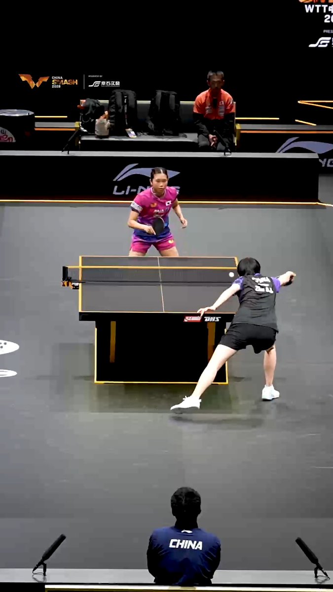 This is what it means to Hitomi Sato to continue her dream run here at #ChinaSmash 🤩 #TableTennis