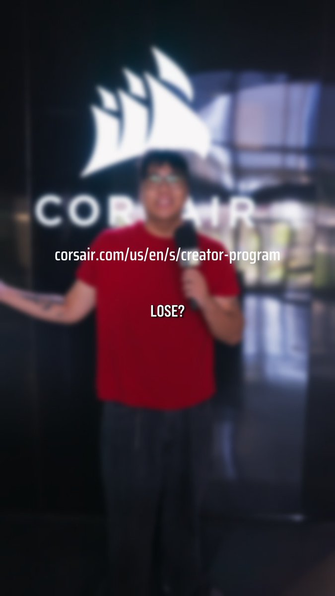 CORSAIR Gaming Creator Program applications are now live! 🔗