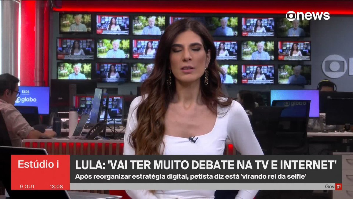 Lula diz que "vai ter muito debate na TV e na internet" e que está virando "o rei da selfie". ➡️ #Estúdioi - de segunda a sexta, às 13h, na #GloboNews. Assista na TV e no globoplay