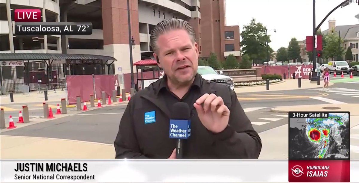 "We're ready." Tuscaloosa Mayor Walt Maddox says safety is the top priority as Hurricane Isaias threatens heavy rain and flooding ahead of the Alabama-Georgia game.
