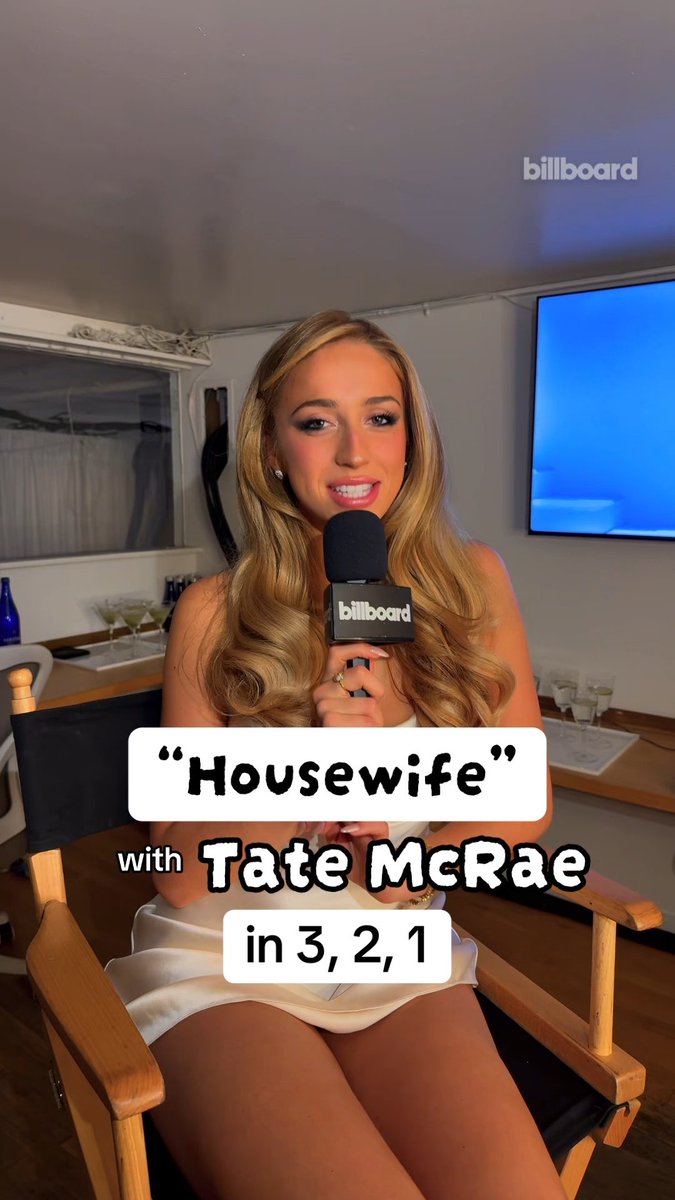 Tate McRae talks about her upcoming single, “HOUSEWIFE,” in a new Billboard interview!