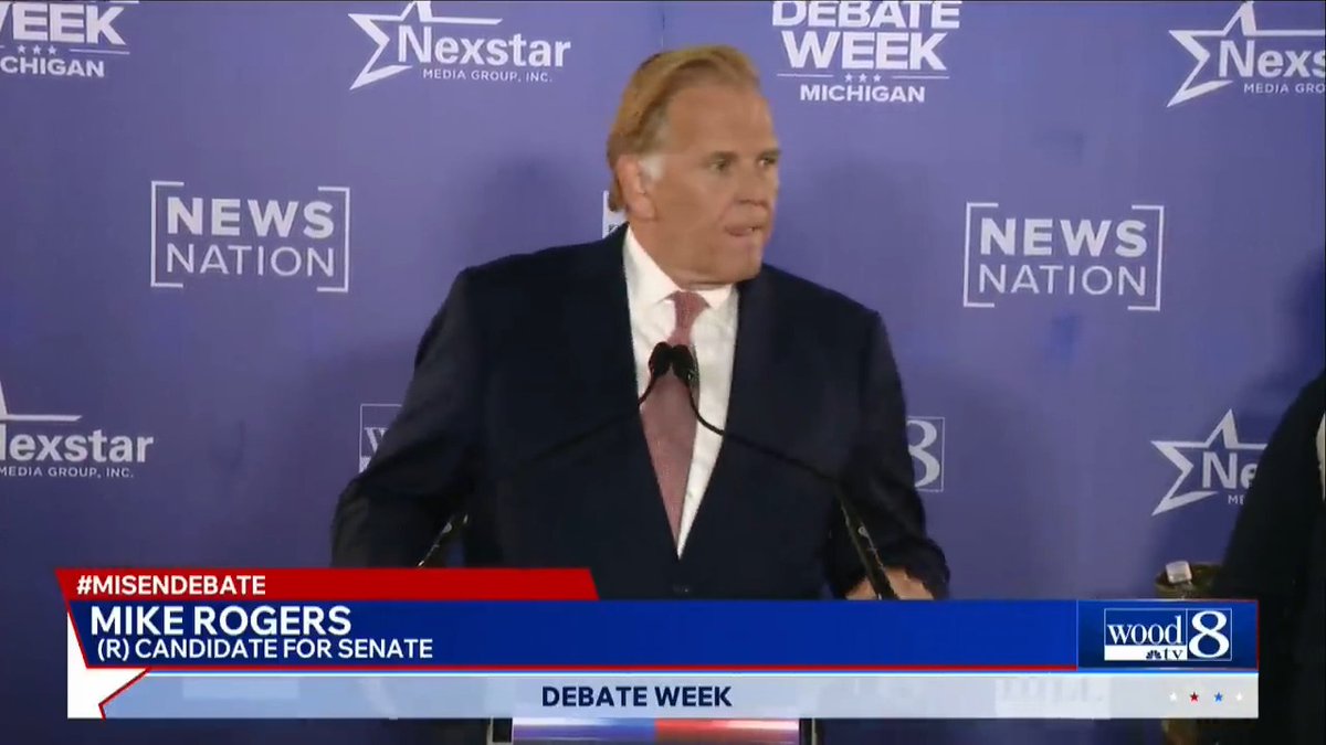 Q: You called voters "nuts" for saying prices are too high. You said Trump's tariffs were an "absolute win." Now you're saying you're against tariffs. Should you provide voters with an explanation of why you were wrong and what you're going to do about it? Mike Rogers: I'm not sure exactly where that question went