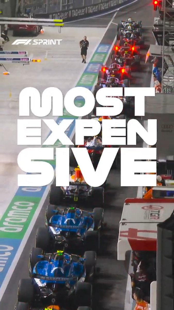 "The world's most expensive car park" 🤩 #F1Sprint #SingaporeGP