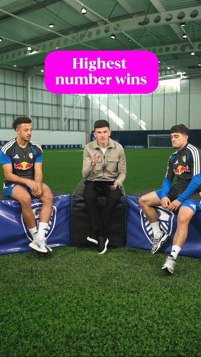 Leeds stars Ethan Ampadu and Daniel James face off in a game of ‘highest number wins’ ⚔️ Can you beat their ball knowledge? 👀