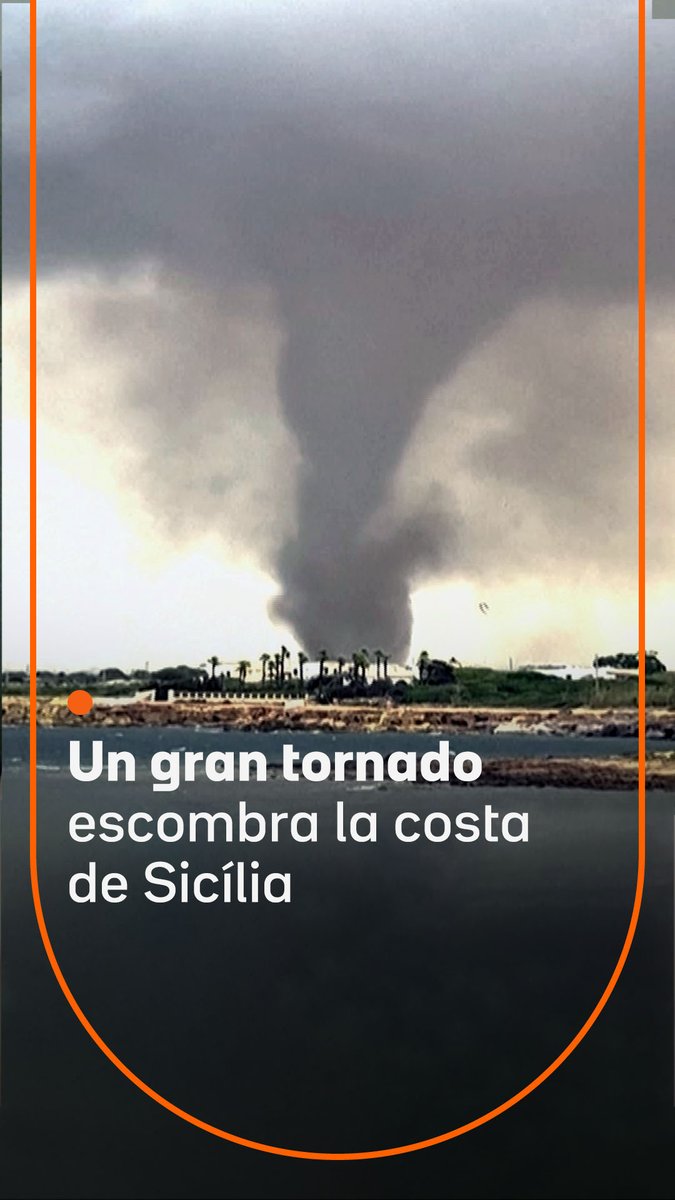 Un gran tornado escombra la costa oest de Sicília i deixa un rastre devastador entre Petrosino i Marsala. Ha causat diversos ferits, danys en edificis i cotxes bolcats