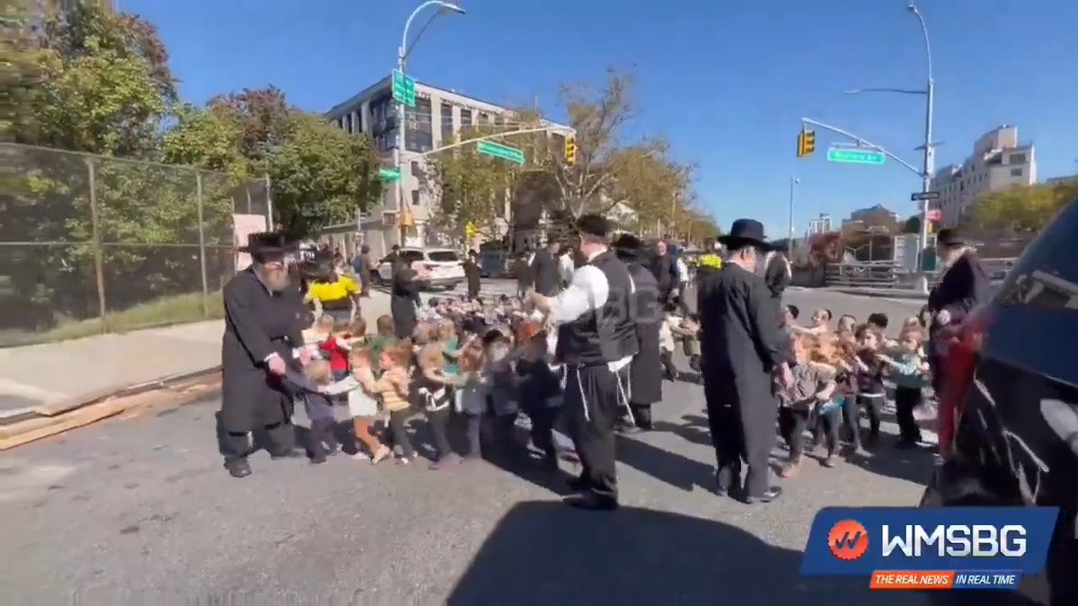 BREAKING: Two Jewish schools in New York City were placed under lockdown following bomb threats. Look at these children, how little they are, being taken from their classes because someone thought it would be funny or righteous to threaten to murder them. There is a sickness in New York.