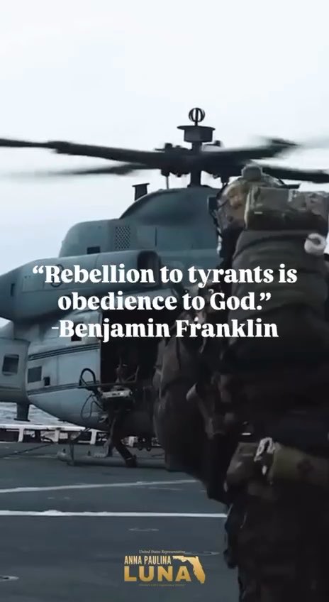 “Rebellion to tyrants is obedience to God.” -Benjamin Franklin