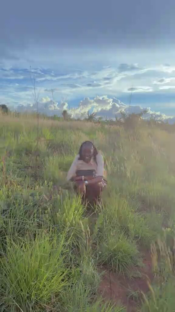Emily after making the Independence day video😂🇺🇬