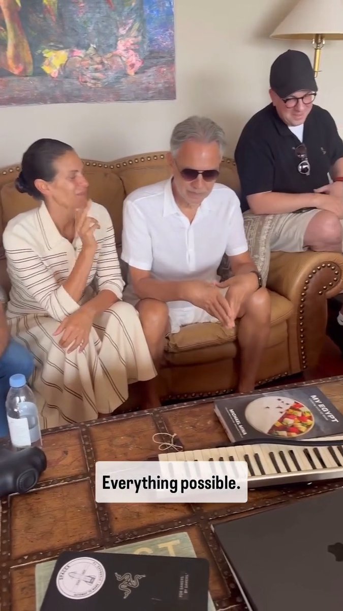 The Free Palestine activists in Jordan are advocating for a boycott of Andrea Bocelli, an Italian Opera Singer. His crimes? Bocelli has reached out to not one, but two released hostages after they were released from captivity and performed for them. Yaffa Adar, who was 85 years old when she was kidnapped, would hum Bocelli's songs while she was a hostage to stay strong. Bocelli sent her a letter and invited her to one of his concerts. Segev Kalfon, who was held for over 700 days in Gaza, was also reached out to by Bocelli, who invited Kalfon into his home and performed a private concert for him. These acts of extreme kindness are, of course, unacceptable to those who would do anything to convince the world that Israelis are not human and thus undeserving of any human consideration.