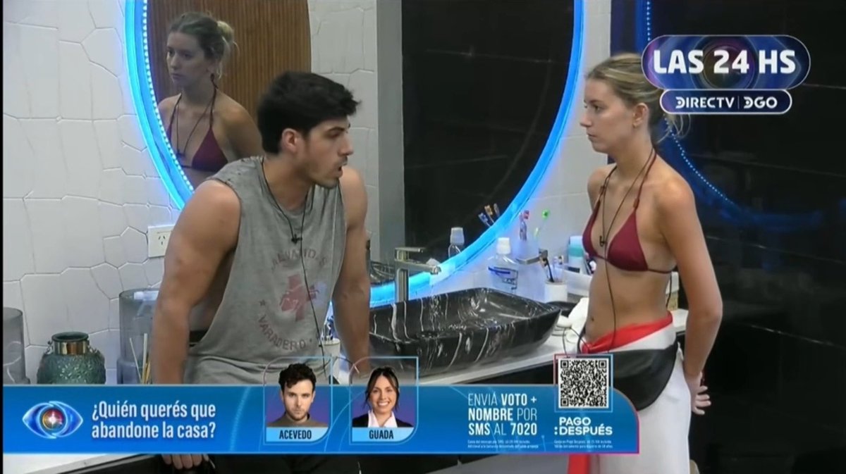Charla de Agustina y Bruno sobre Matías. Agustina se enteró que Matías le tiene ganas a ella, y que por eso está malya que lo considera amigo. Ademas aclara que no tiene ojos para otra persona que no sea su novio, con quien se va a casar. #GranHermanoUY