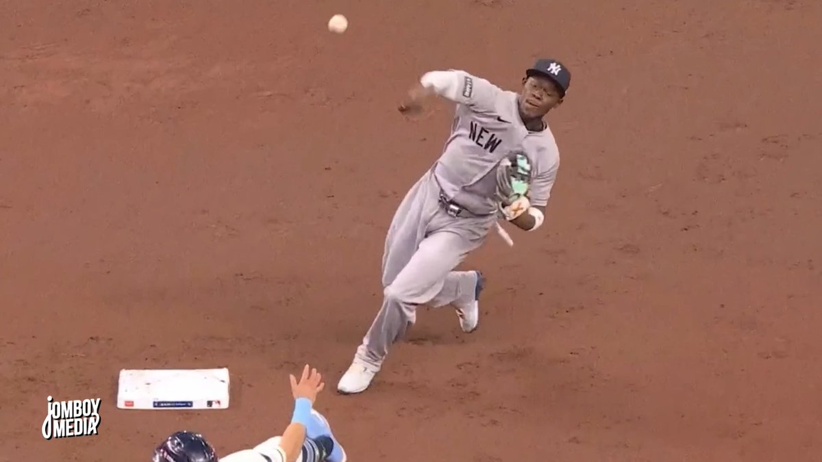Yankees have a terrible defensive inning to begin an important playoff game, a breakdown