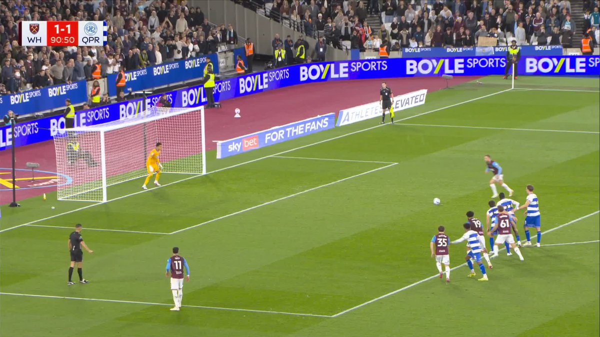 Pierce Charles produces an outstanding double save as he DENIES Jarrod Bowen from the spot! 🧤
