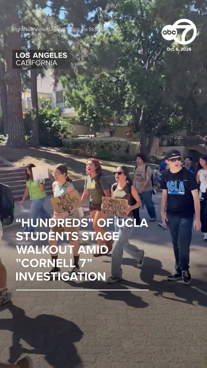 Hundreds of students and faculty at UCLA joined nationwide walkouts against sexual violence on Oct. 8. The national movement took place after a former Cornell University student, identified only as Jane Doe, said she was raped at a frat house in 2024 while intoxicated. The case was recently reopened after the former student filed a civil lawsuit in late September.