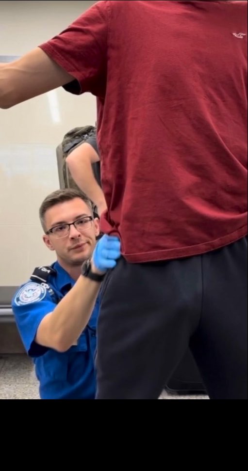 tsa pat down #bulge #freeballing #boner #tsa #nyc