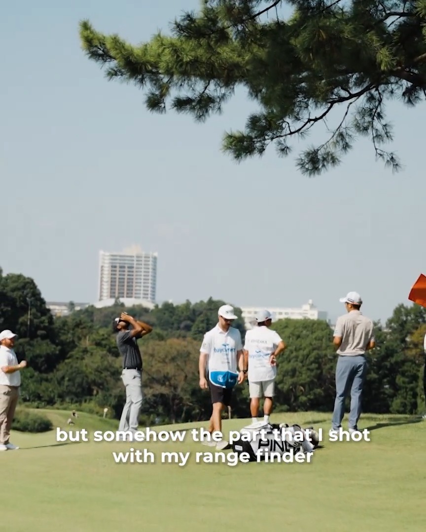 Sahith Theegala’s 11th hole, voiced over by Sahith: -Drive gets stuck in tree -Unable to identify ball -Caddies throw umbrellas at tree -Umbrella gets stuck in tree -Sahith eventually identifies ball -Makes bogey Normal sport.