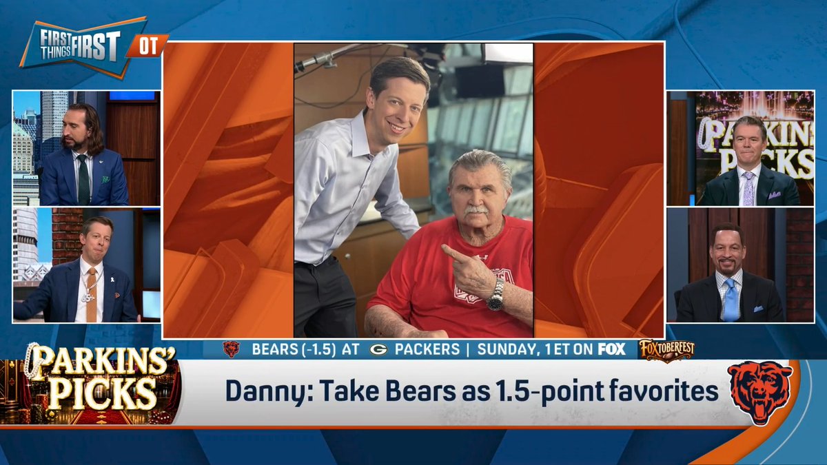 .Danny Parkins has the Bears in #ParkinsPicks to honor Mike Ditka this weekend 🥲 “The Bears are not losing in Green Bay honoring DA COACH. He hated Green Bay so much… I want Ben Johnson to wear the sweater… Rep Coach Ditka. Bears are going into Green Bay to win the game.”