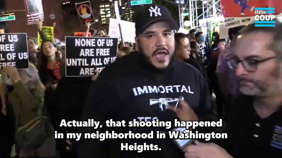 "The police, Jessica Tish, are complicit in this!..When are we going to put a stop to this!?" - NYC protesters GOES OFF on those in power working with Trump's ICE against the will of the people